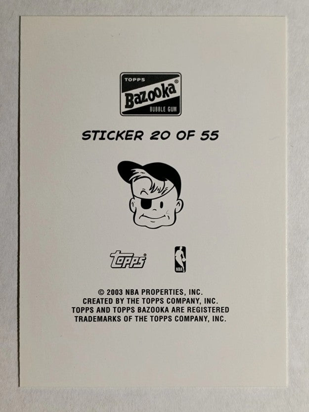 2003-04 Bazooka Four on One Stickers #20 Stromile Swift/Rose/Peterson/Lamar Odom