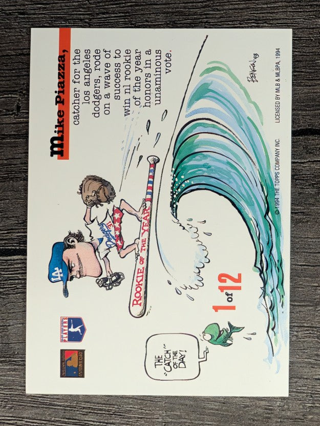 1994 Stadium Club Dugout Dirt #1 Mike Piazza
