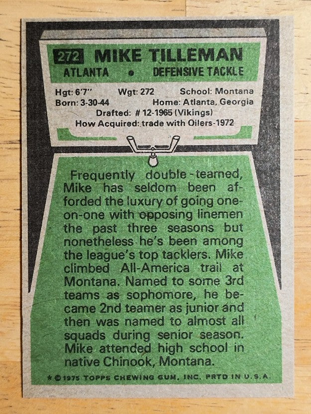 1975 Topps #272 Mike Tilleman (NM)