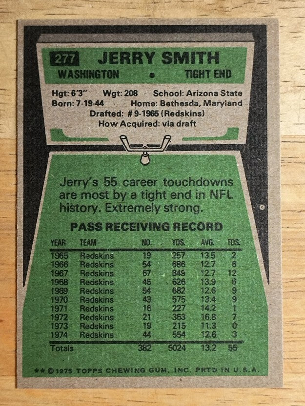 1975 Topps #277 Jerry Smith (NM)