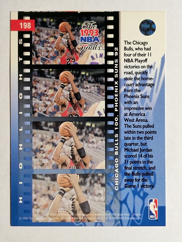 1993-94 Upper Deck #198 Michael Jordan FIN