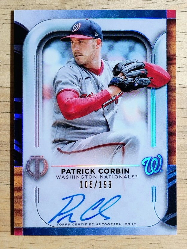 2022 Topps Tribute Autographs #TAPC Patrick Corbin/199