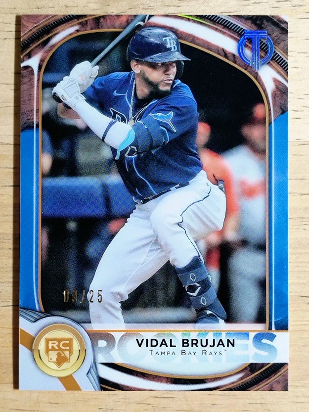 2022 Topps Tribute Orange #93 Vidal Brujan SP