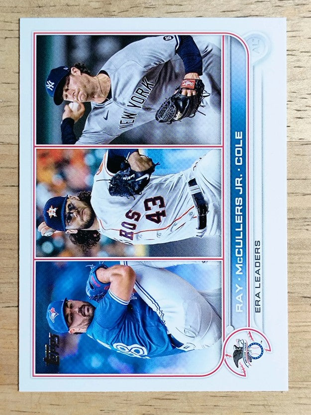 2022 Topps #283 Robbie Ray/Lance McCullers Jr./Gerrit Cole LL