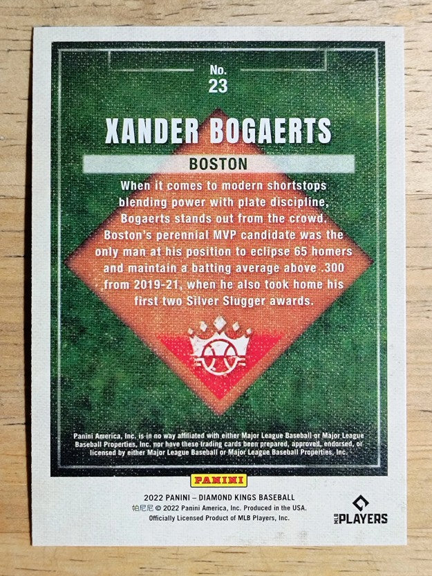 2022 Diamond Kings #23 Xander Bogaerts