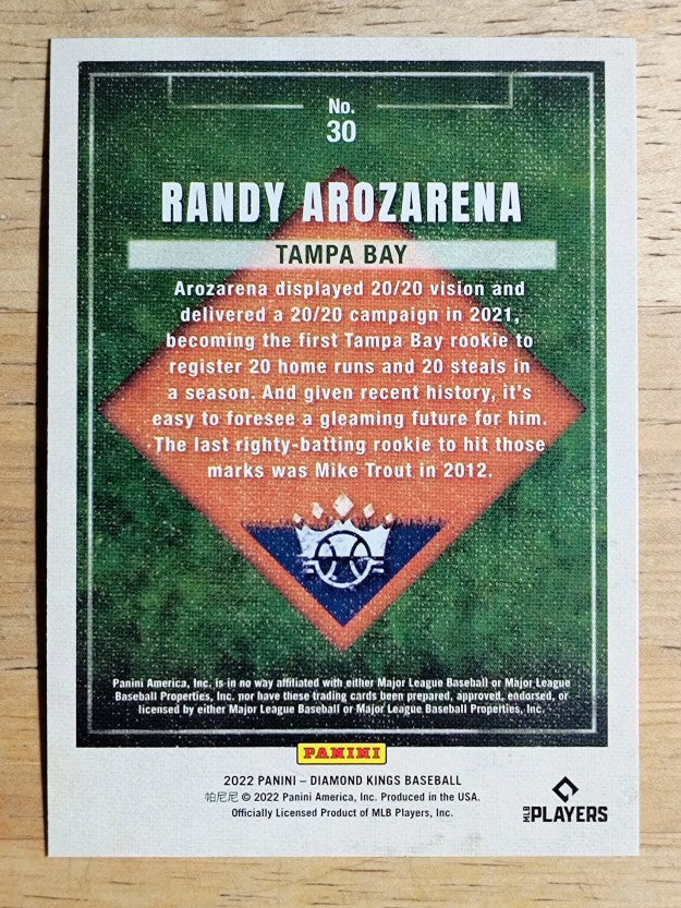 2022 Diamond Kings #30 Randy Arozarena