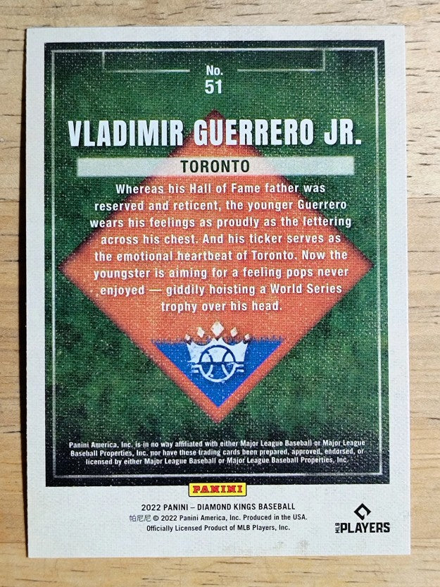 2022 Diamond Kings #51 Vladimir Guerrero Jr.