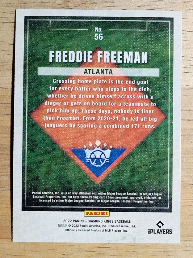 2022 Diamond Kings #56 Freddie Freeman