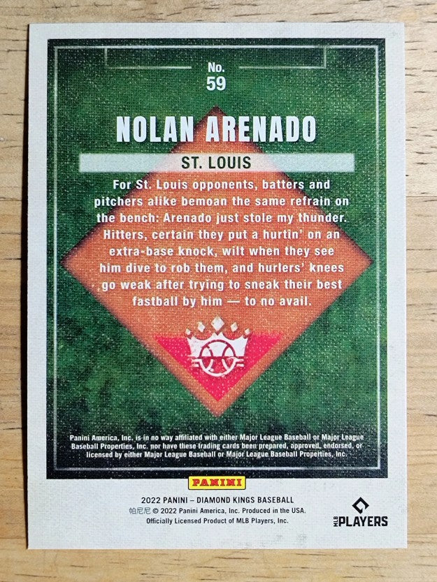 2022 Diamond Kings #59 Nolan Arenado