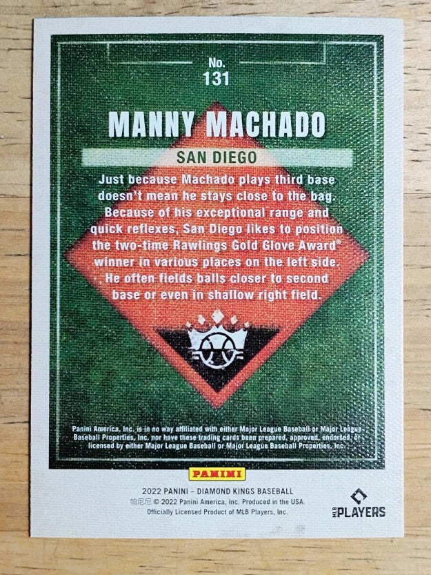 2022 Diamond Kings #131 Manny Machado SP
