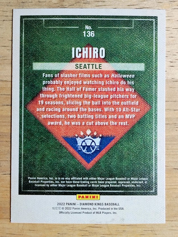 2022 Diamond Kings #136 Ichiro Suzuki SP