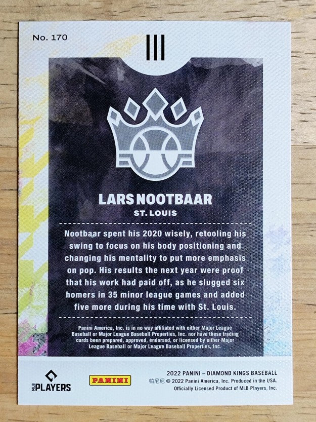 2022 Diamond Kings #170 Lars Nootbaar RC