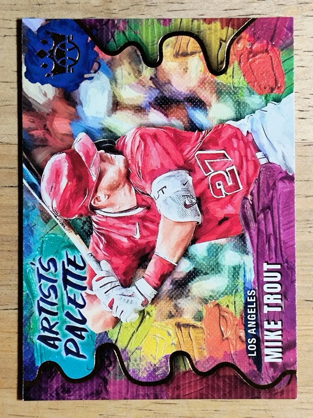 2022 Diamond Kings Artist's Palette #4 Mike Trout