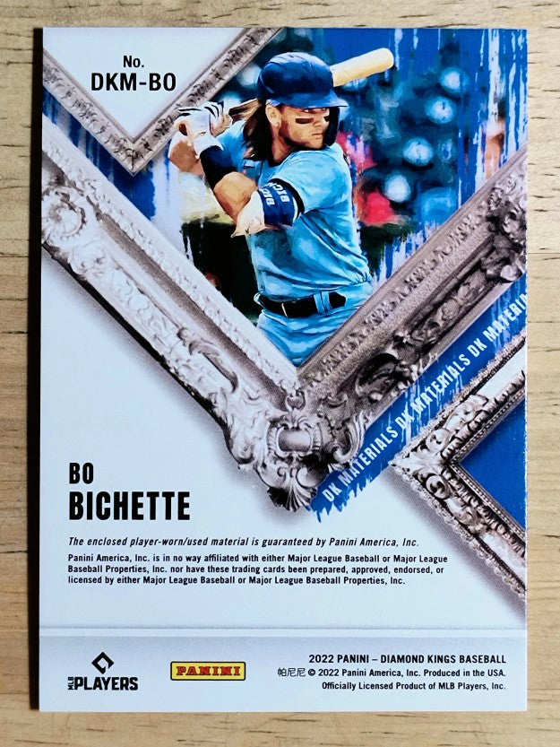 2022 Diamond Kings DK Materials Holo Silver #9 Bo Bichette