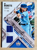 2022 Diamond Kings DK Materials Holo Silver #9 Bo Bichette