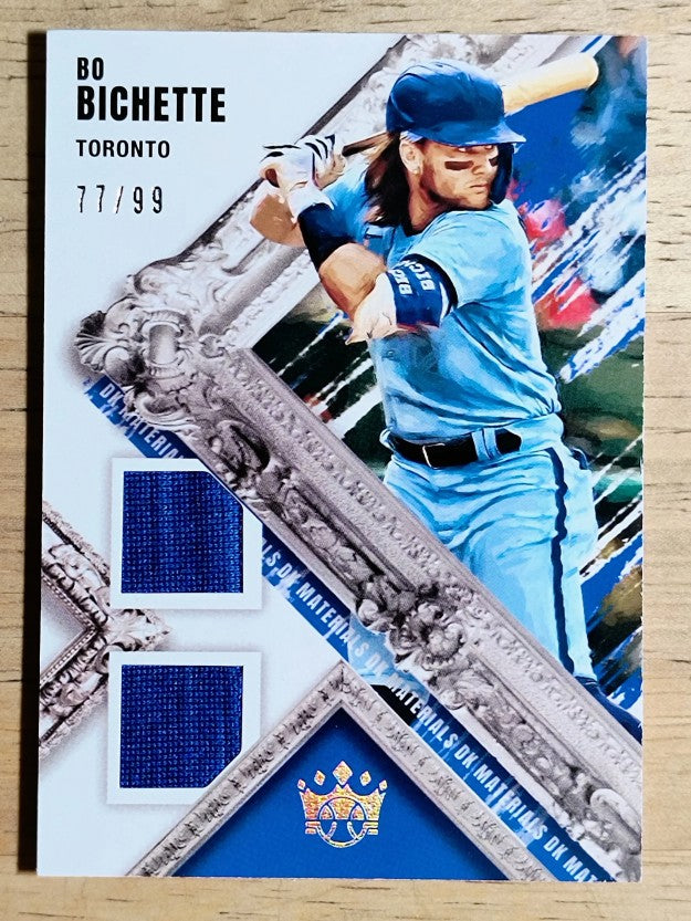 2022 Diamond Kings DK Materials Holo Silver #9 Bo Bichette