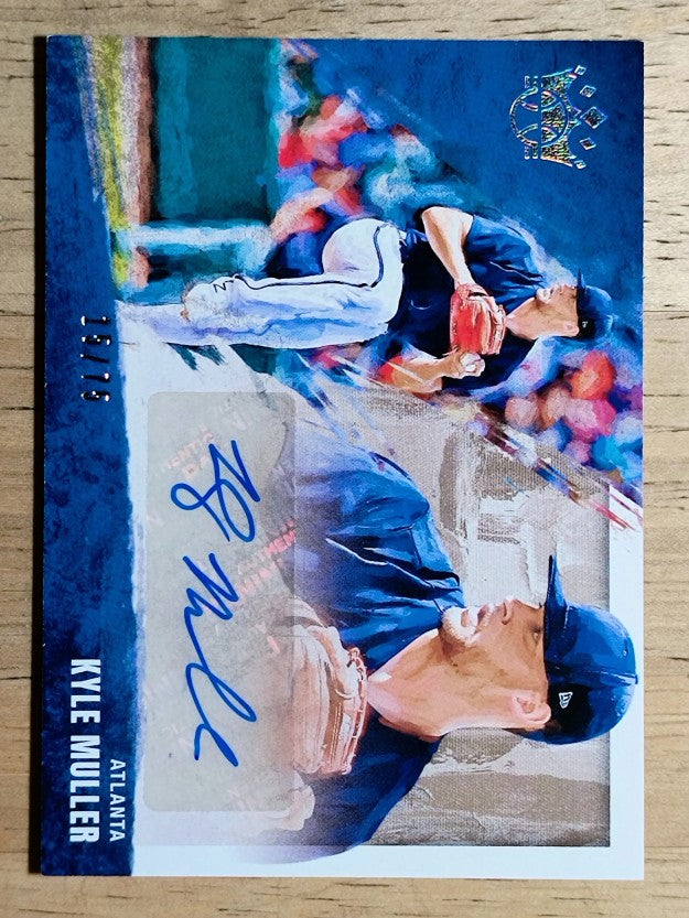 2022 Diamond Kings DK Signatures Holo Silver #34 Kyle Muller/75