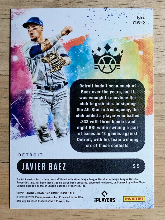 2022 Diamond Kings Gallery of Stars #2 Javier Baez