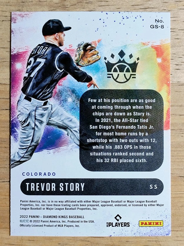 2022 Diamond Kings Gallery of Stars #8 Trevor Story