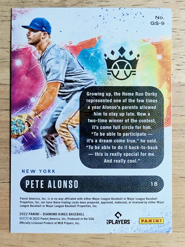 2022 Diamond Kings Gallery of Stars #9 Pete Alonso