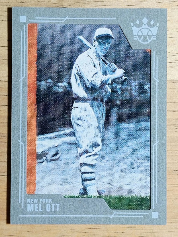 2022 Diamond Kings Gray Frame #105 Mel Ott SP