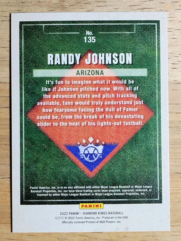 2022 Diamond Kings Gray Frame #135 Randy Johnson SP