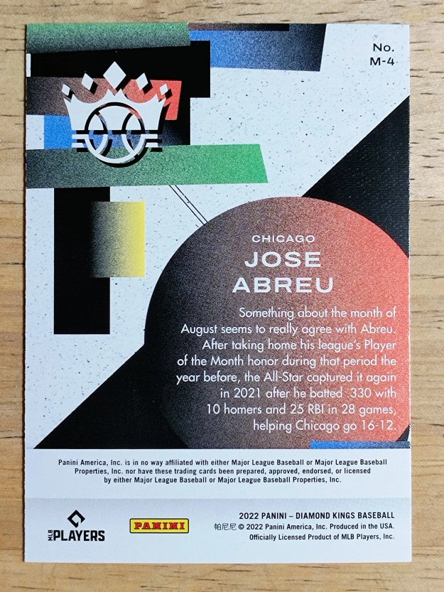 2022 Diamond Kings Maestros #4 Jose Abreu