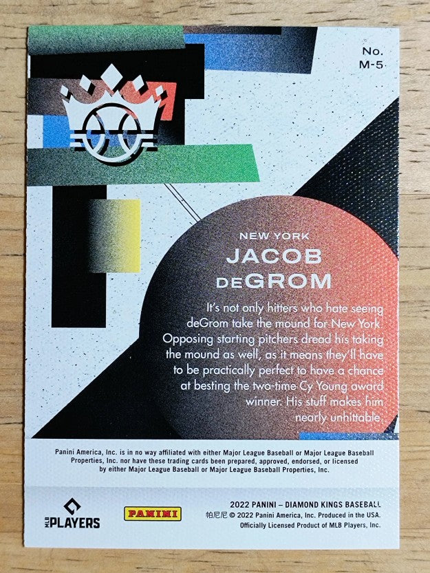 2022 Diamond Kings Maestros #5 Jacob deGrom
