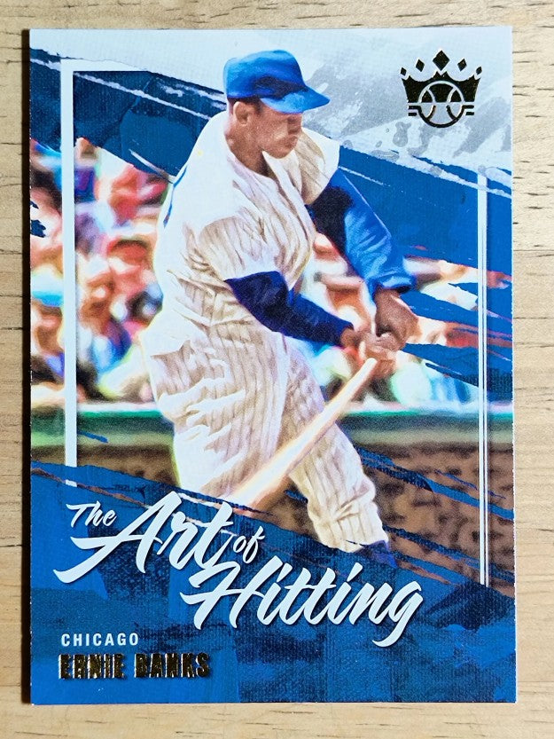 2022 Diamond Kings The Art of Hitting #1 Ernie Banks