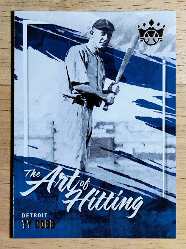 2022 Diamond Kings The Art of Hitting #7 Ty Cobb