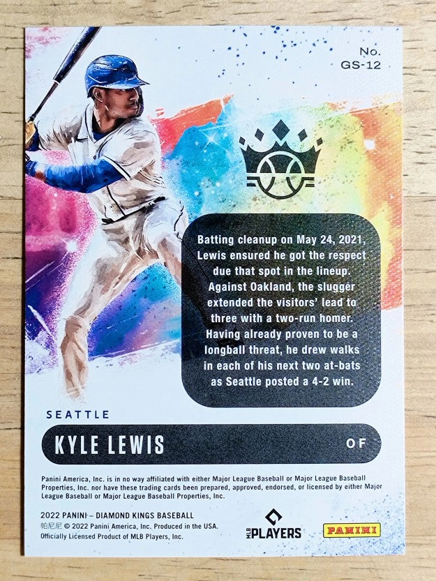 2022 Diamond Kings Gallery of Stars #12 Kyle Lewis