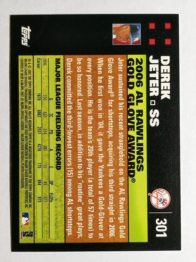 2007 Topps #301 Derek Jeter GG