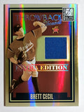 2007 Donruss Elite Extra Edition Throwback Threads #7 Brett Cecil /500