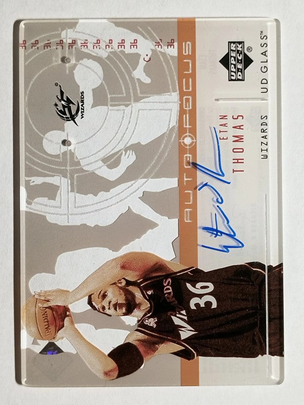 2002-03 UD Glass Auto Focus #ET Etan Thomas