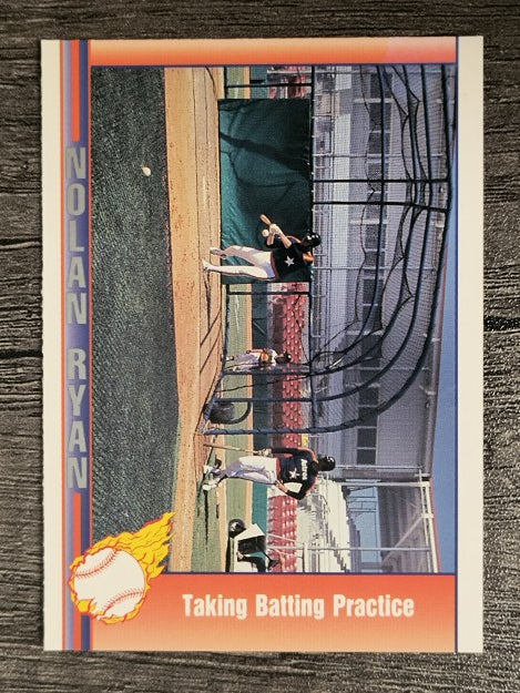 1991 Pacific Ryan Texas Express I #37 Nolan Ryan/Taking Batting Practice