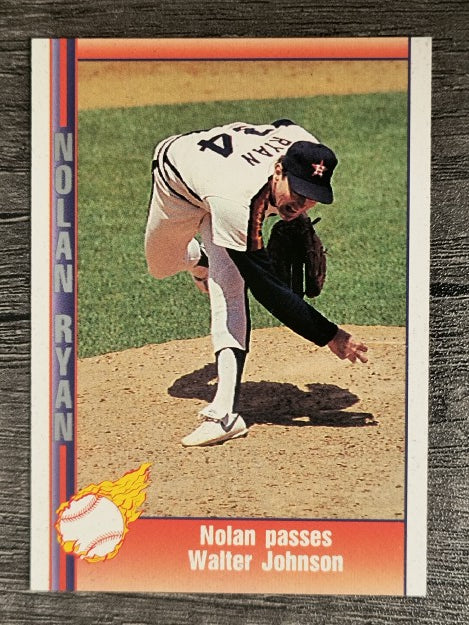 1991 Pacific Ryan Texas Express I #45 Nolan Ryan/Passes Walter Johnson
