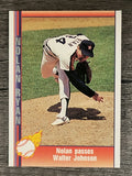 1991 Pacific Ryan Texas Express I #45 Nolan Ryan/Passes Walter Johnson