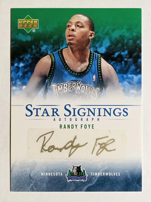 2007-08 Upper Deck Star Signings #RF Randy Foye