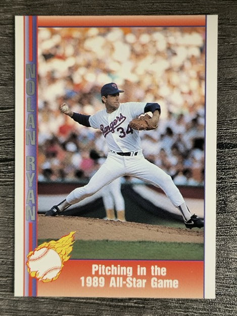 1991 Pacific Ryan Texas Express I #58 Nolan Ryan/Pitching in 1989 All-Star Game