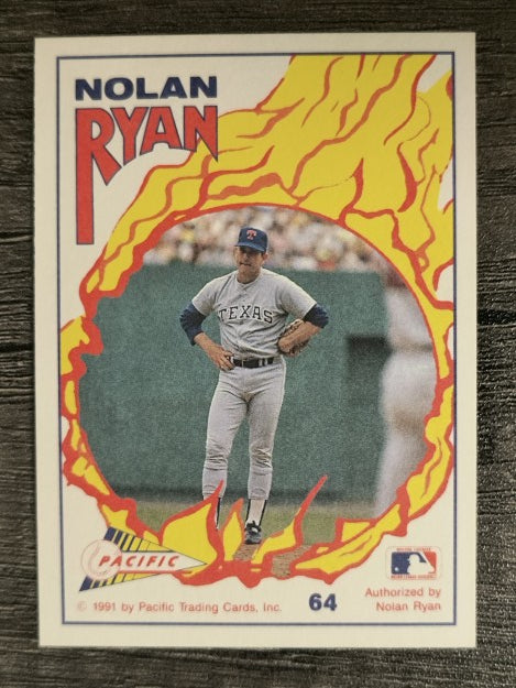 1991 Pacific Ryan Texas Express I #64 Nolan Ryan/Sweet Number 6