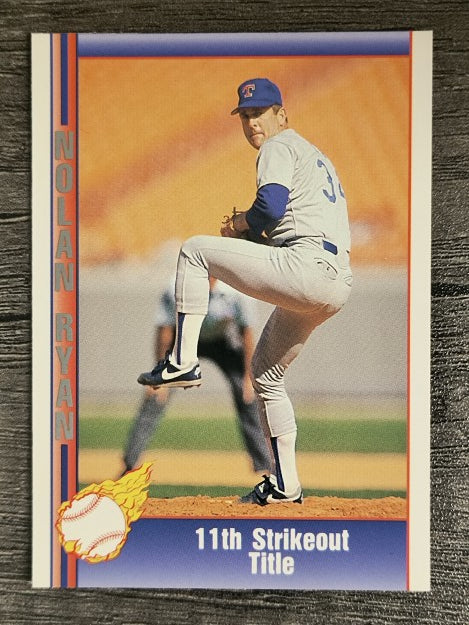 1991 Pacific Ryan Texas Express I #72 Nolan Ryan/11th Strikeout Title