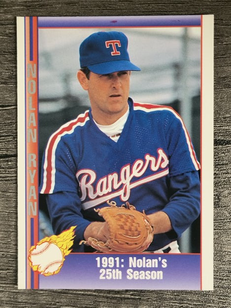 1991 Pacific Ryan Texas Express I #76 Nolan Ryan/1991: Nolan's 25th Season