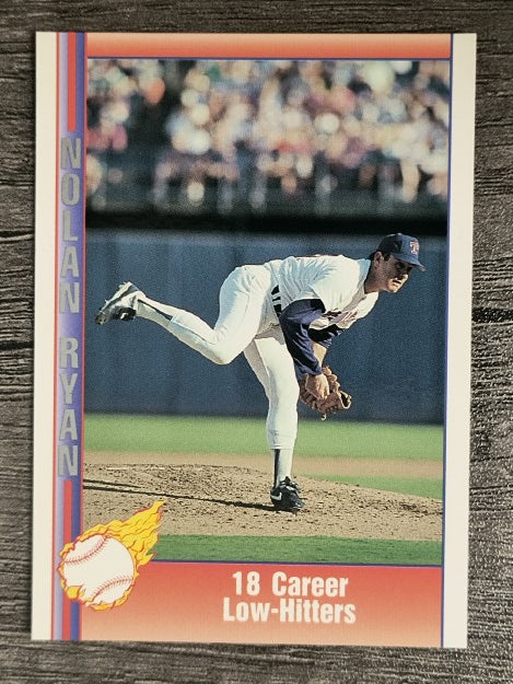 1991 Pacific Ryan Texas Express I #85 Nolan Ryan/18 Career Low-Hitters