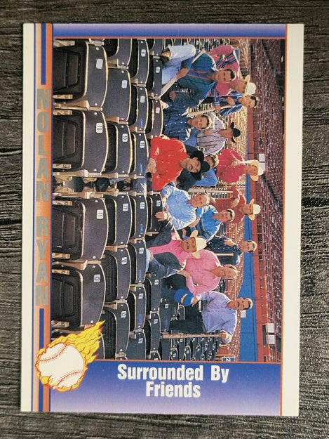 1992 Pacific Ryan Texas Express II #117 Nolan Ryan/Surrounded By Friends