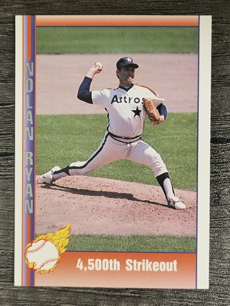 1992 Pacific Ryan Texas Express II #155 Nolan Ryan/4,500th Strikeout