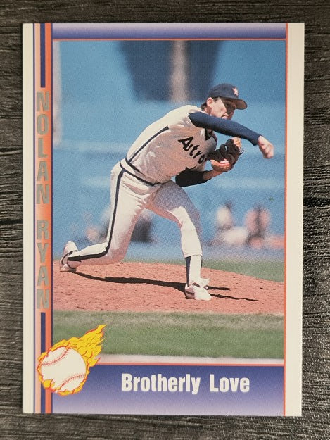 1992 Pacific Ryan Texas Express II #162 Nolan Ryan/Brotherly Love