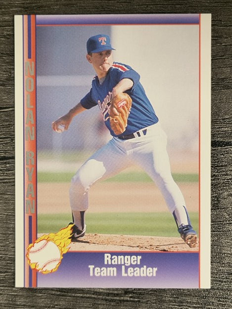 1992 Pacific Ryan Texas Express II #185 Nolan Ryan/Ranger Team Leader