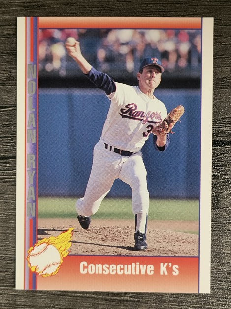 1992 Pacific Ryan Texas Express II #191 Nolan Ryan/Consecutive K's