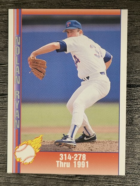 1992 Pacific Ryan Texas Express II #201 Nolan Ryan/314-278 Thru 1991