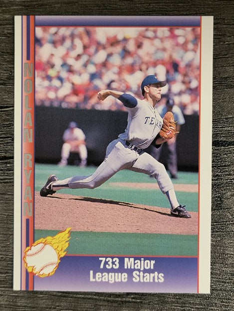 1992 Pacific Ryan Texas Express II #205 Nolan Ryan/733 Major League Starts